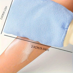 Double Sided Exfoliating Shower Gloves Mitt for Spa Massage and Body Scrubs