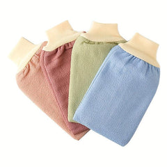 Double Sided Exfoliating Shower Gloves Mitt for Spa Massage and Body Scrubs