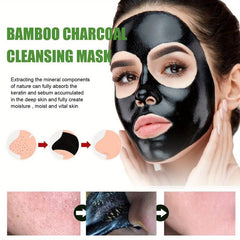 Bamboo Charcoal Peel off Mask Control Pores Moisturize Mud Mask