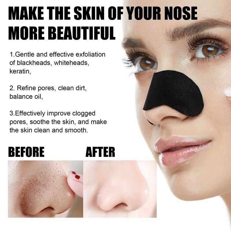 Bamboo Charcoal Blackhead Reducer Nose Patch Set Box