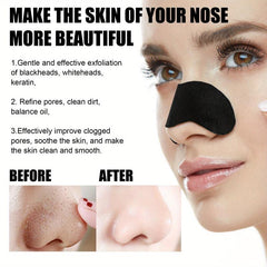 Bamboo Charcoal Blackhead Reducer Nose Patch Set Box