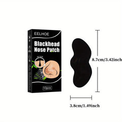 Bamboo Charcoal Blackhead Reducer Nose Patch Set Box