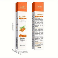 20g Carrot Eye Cream for Dry Eye Lines, Moisturizing and Skin Rejuvenation