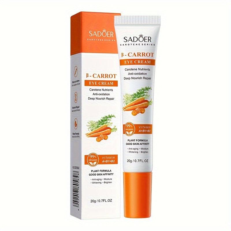 20g Carrot Eye Cream for Dry Eye Lines, Moisturizing and Skin Rejuvenation