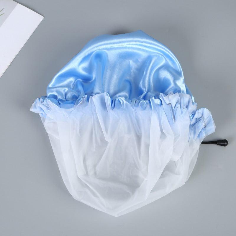 Adjustable Waterproof Shower Cap for Women Ladies Spa Salon
