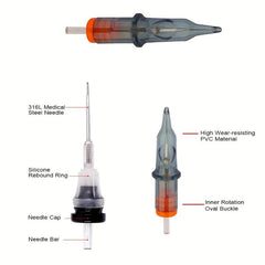 Tattoo Needles Set Sterile Cartridge Needles Shading For Tattoo Machine