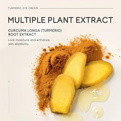 Turmeric Brightening Eye Cream 15g Reduce Dark Circle Smooth Fine Lines