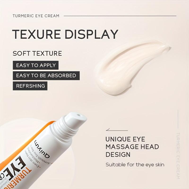 Turmeric Brightening Eye Cream 15g Reduce Dark Circle Smooth Fine Lines