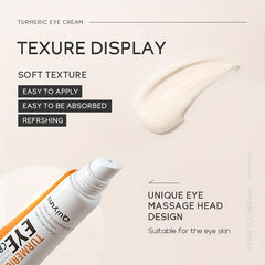 Turmeric Brightening Eye Cream 15g Reduce Dark Circle Smooth Fine Lines