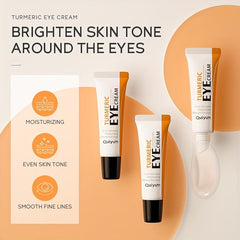 Turmeric Brightening Eye Cream 15g Reduce Dark Circle Smooth Fine Lines