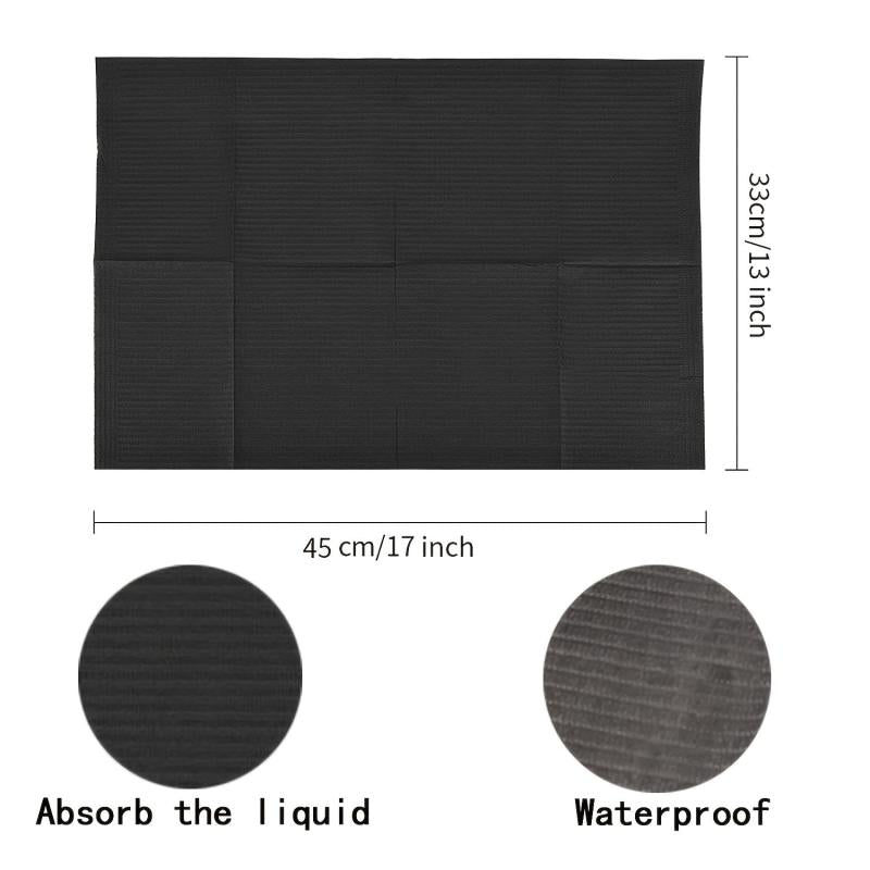 125 Dental Bibs 3 Ply Waterproof 13 X 18 Disposable Patient Bibs