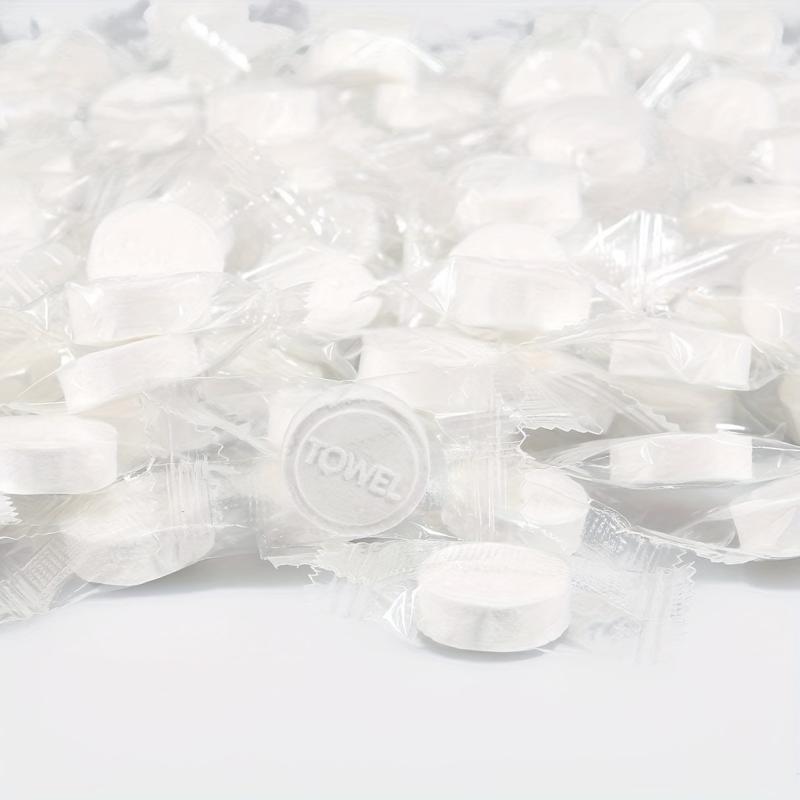 50pcs Disposable Compressed Towel Pure Cotton Facial Portable Travel