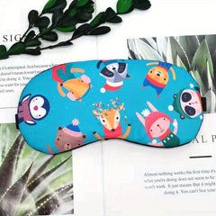 Elk Cartoon Eye Mask for Sleep and Travel