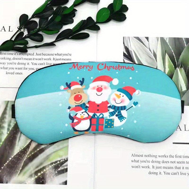 Elk Cartoon Eye Mask for Sleep and Travel
