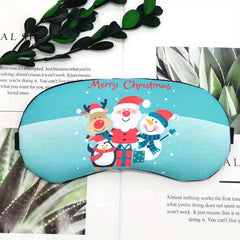 Elk Cartoon Eye Mask for Sleep and Travel