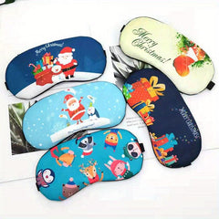 Elk Cartoon Eye Mask for Sleep and Travel