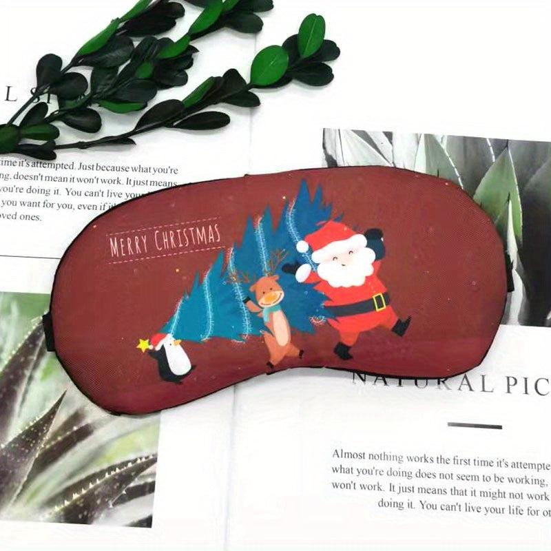 Elk Cartoon Eye Mask for Sleep and Travel