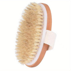Natural Bristle Shower Brush Exfoliating Body Brush for Body Drainage