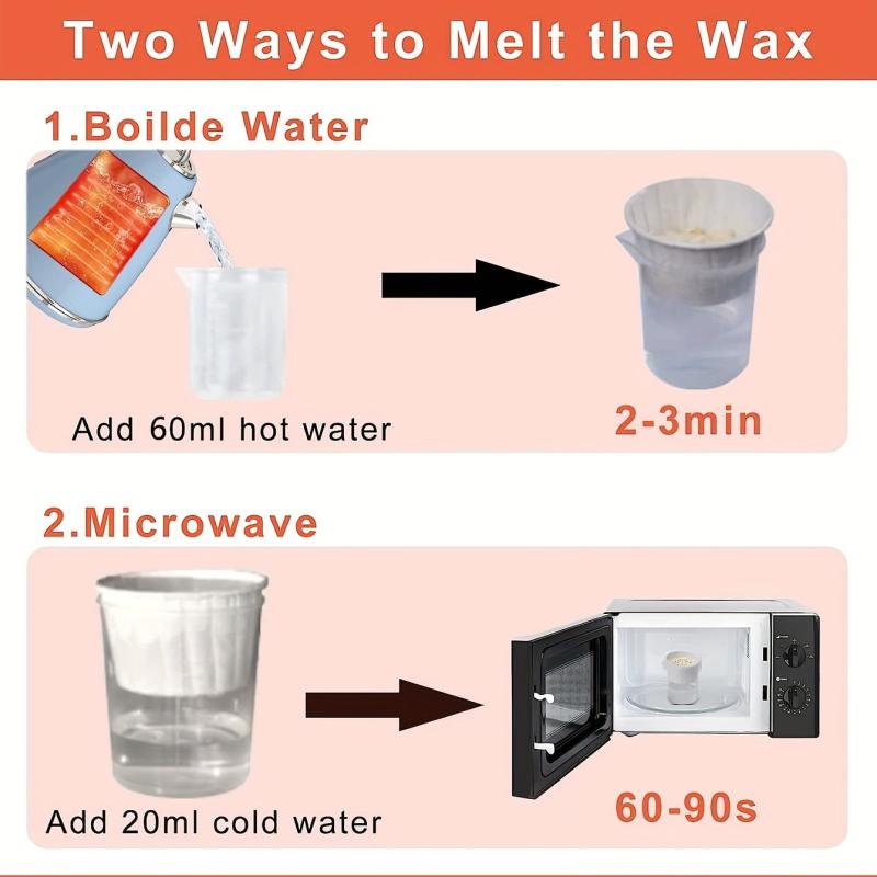 Painless Nose Hair Removal Wax Nose Wax Nostril Cleaning Depilation Paper