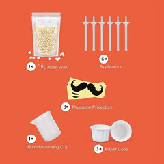Painless Nose Hair Removal Wax Nose Wax Nostril Cleaning Depilation Paper