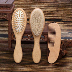 Bath Brush Airbag Comb Massage Cushion Wooden Handle Brush