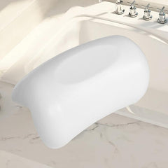 Spa Bathtub Headrest Pillow with Suction Cups Non Slip Cushion