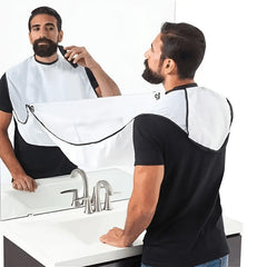 Waterproof Beard Bib with Strong Suction Cup - Perfect Gift for Men