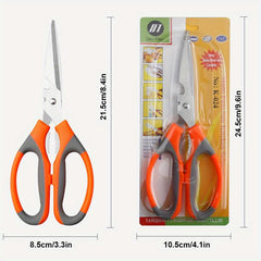 Multi-Purpose Office School Scissors Lightweight Easy Carry Kitchen Tool