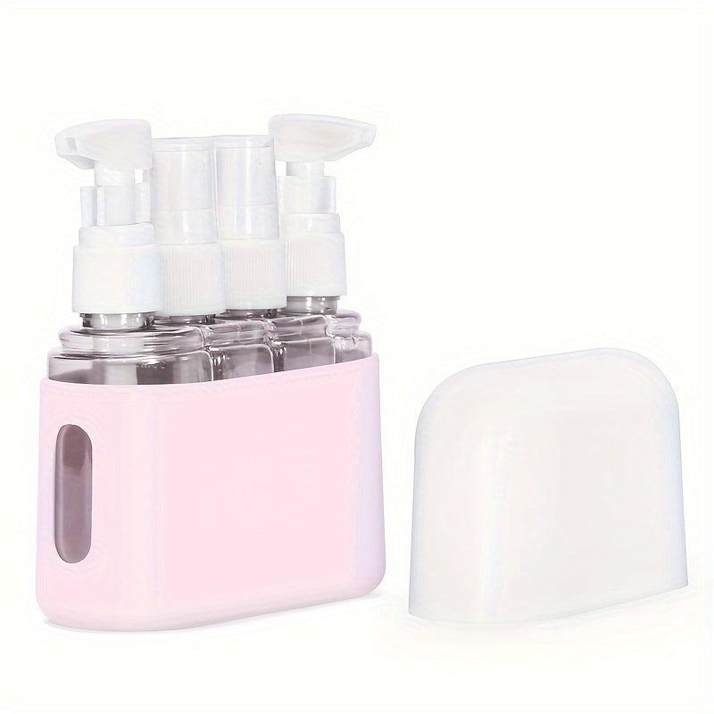 4pcs Portable Travel Bottles Subpackaging Bottle Set