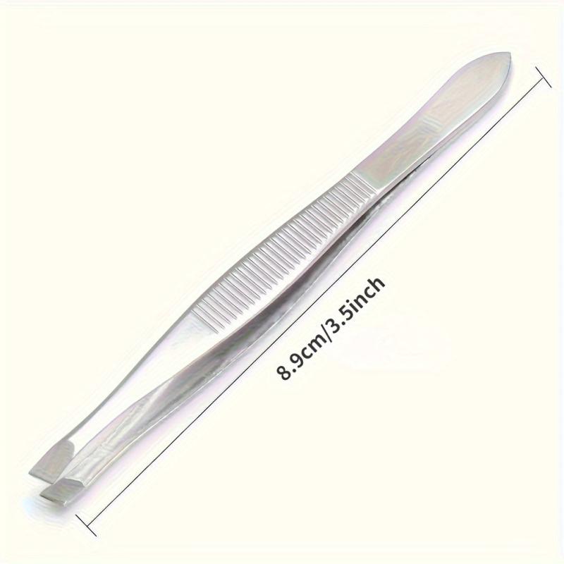 3pcs Stainless Steel Tweezers Hair Plucker For Women