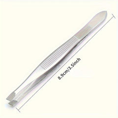 3pcs Stainless Steel Tweezers Hair Plucker For Women