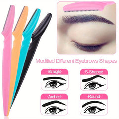 10 Pcs Eyebrow Razor For Women Exfoliating Dermaplaning Tools Facial Razor