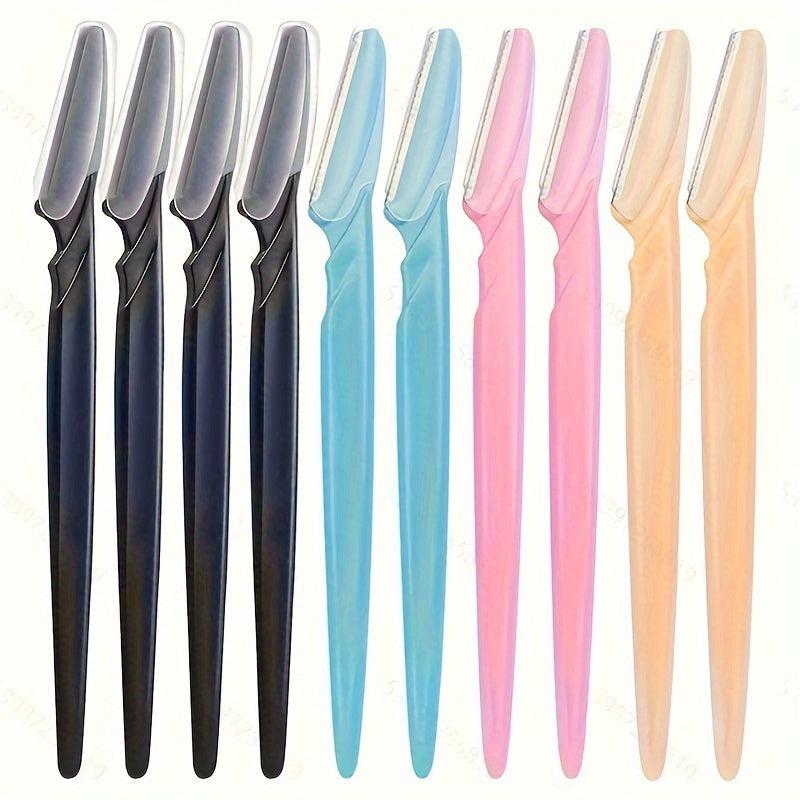 10 Pcs Eyebrow Razor For Women Exfoliating Dermaplaning Tools Facial Razor