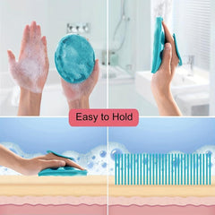 Soft Silicone Body Scrubber Shower Brush Exfoliating Massage