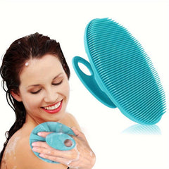 Soft Silicone Body Scrubber Shower Brush Exfoliating Massage