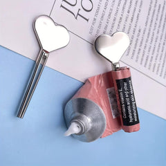 Metal Toothpaste Squeezer Stainless Steel Dispenser Bathroom Set