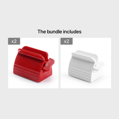Tube Squeezer Dispenser Toothpaste Holder Bathroom Plastic Portable Home