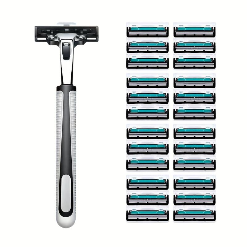 Stainless Steel Men's Shaving Blades 24 Pack