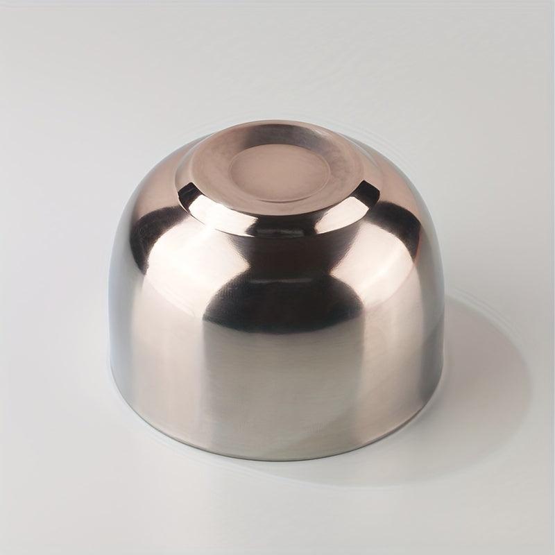 Men's Stainless Steel Shaving Soap Bowl Double Layer Foam Mug