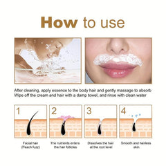 Coconut Hair Removal Balm Natural Plant Extracts Non Irritating