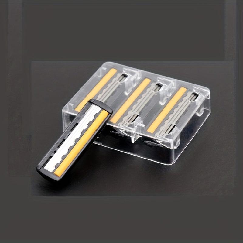 Classic Safety Razor Set Stainless Steel Skin Guard Holder and Blades