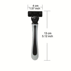 Classic Safety Razor Set Stainless Steel Skin Guard Holder and Blades