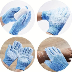 12pcs Exfoliating Shower Gloves Mitt Bath Gloves For Shower
