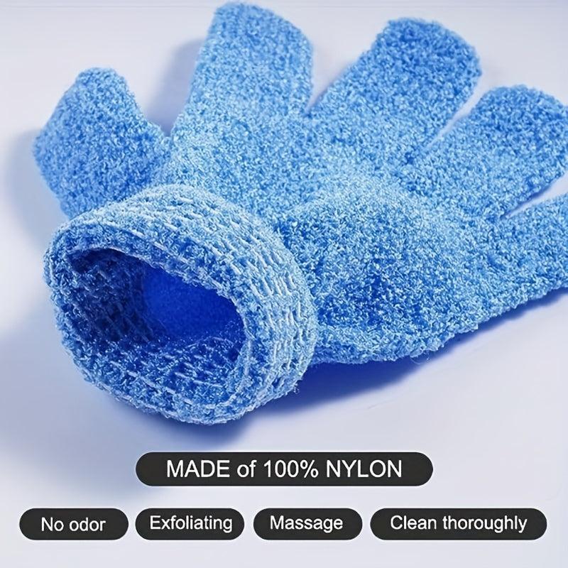 12pcs Exfoliating Shower Gloves Mitt Bath Gloves For Shower