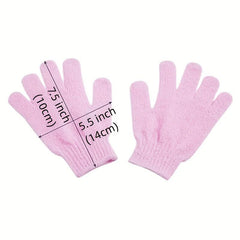 12pcs Exfoliating Shower Gloves Mitt Bath Gloves For Shower