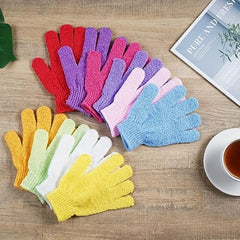 12pcs Exfoliating Shower Gloves Mitt Bath Gloves For Shower
