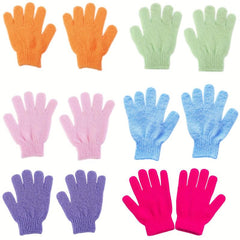 12pcs Exfoliating Shower Gloves Mitt Bath Gloves For Shower