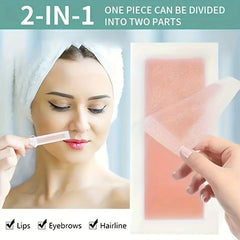 Hair Removal Wax Strips for Face Eyebrow Lip Cheek Hair, 20 Count
