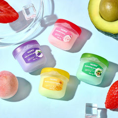 8pcs Lip Mask Set - 8 Flavor Fruit Lip Gloss for Deep Moisturization