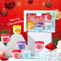 8pcs Lip Mask Set - 8 Flavor Fruit Lip Gloss for Deep Moisturization